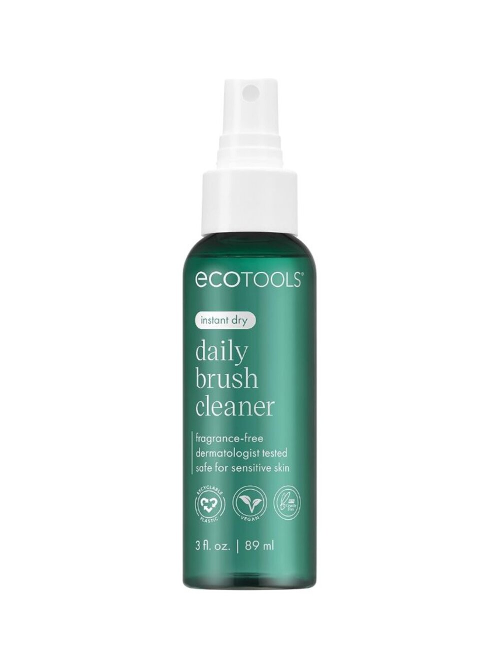 Daily Brush Cleaner, Makeup Brush Cleanser Spray, 3 fl oz